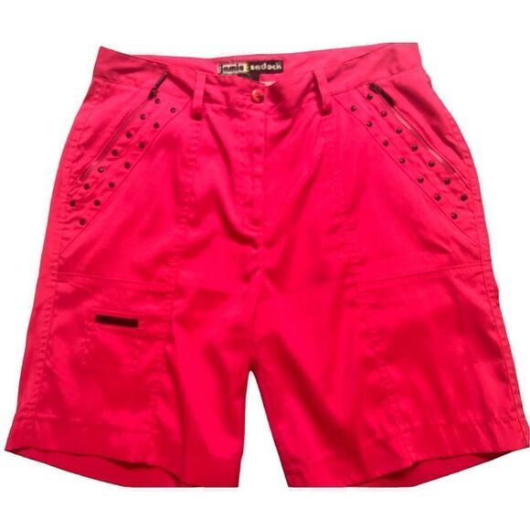 Jamie Sadock shorts hot pink sz 8 - Picture 1 of 4